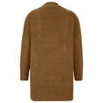 thumbnail image 5 of Itsame Women Cardigan Sweaters Button Loose V-Neck Sweater Long Sleeve Relaxed Sweatertop Brown Size Free Size, 5 of 6