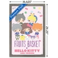 thumbnail image 3 of Fruits Basket x Hello Kitty and Friends - Group Wall Poster, 14.725" x 22.375" Framed, 3 of 6