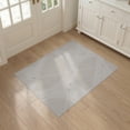 thumbnail image 3 of ODIKA 3'x5' Ivory Modern Geometric Diamond Lattice Sky Washable Area Rug Contemporary Abstract Trellis Design with Clean Non-Slip, Flatweave, Easy Care for Hallway, Laundry Room, 3 of 7