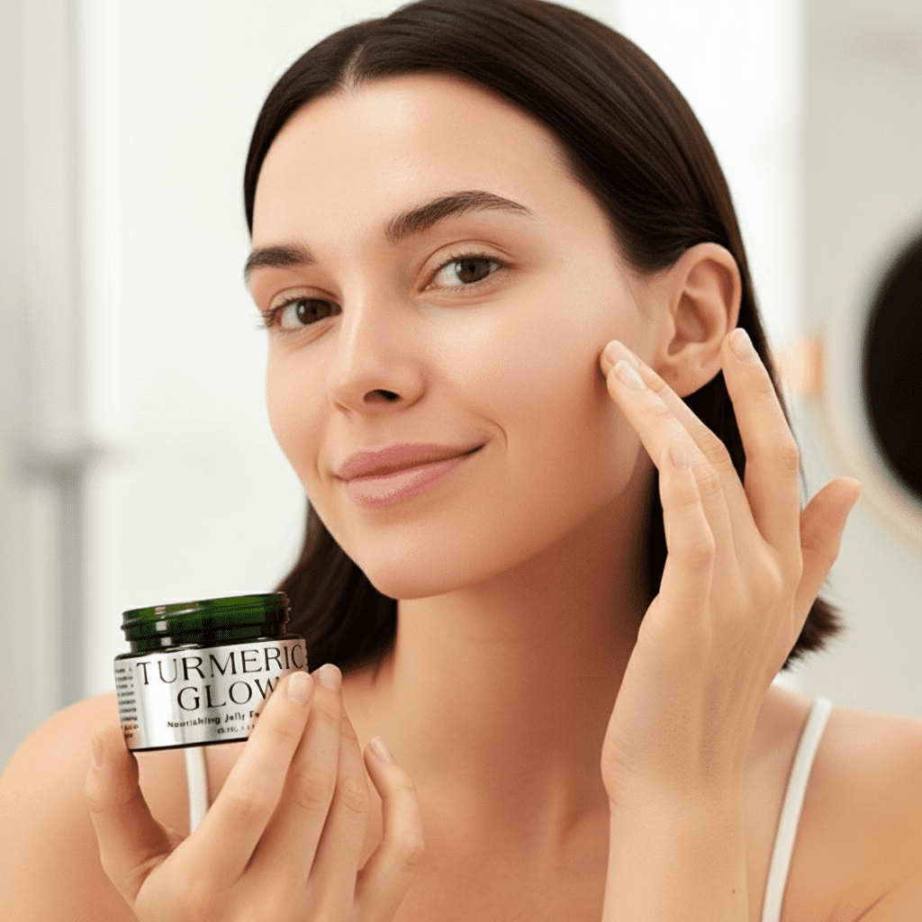 Turmeric GLOW Nourishing Jelly Face Cream - Deep Hydration & Revitalized Complexion - Face Cream