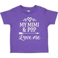 thumbnail image 3 of Inktastic Mimi and Pop Love Me Granddaughter Valentine Girls Toddler T-Shirt, 3 of 5