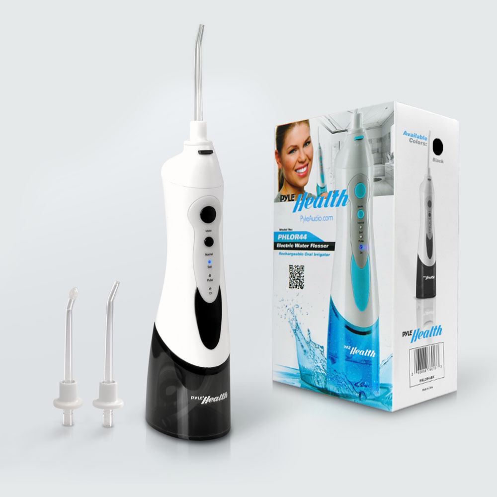 PYLEHEALTH PHLOR44BK Electric Water Flosser, Reable Oral Irrigator