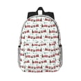 thumbnail image 1 of Lukts Christmas Train Pattern 15 Inch Student Backpack, Waterproof Laptop Backpack with Adjustable Shoulder Straps, Lightweight Travel, Campus Backpack, Unisex, 1 of 6