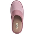 thumbnail image 4 of Floopi Women's Soft Knit Closed Toe Slipper W/Terry Insole & Linen Collar Trim Slipper W/ Memory Foam, 4 of 5