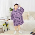 thumbnail image 6 of joogoo Blanket Hoodie for Seahorse Fish Bone Pattern Oversize Sweatshirt 3-14 YR L, 6 of 7