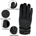 thumbnail image 3 of Dnzceghtig Guantes de invierno para mujer Guantes de mensajes de texto con pantalla táctil para clima frío - Guantes cálidos y térmicos a prueba de viento, 3 of 5