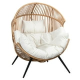 Walsunny Outdoor Patio Egg Chair - Beige