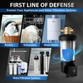 thumbnail image 4 of iSpring WSP50ARJ, NSF Certified, Spin-Down Sediment Water Filter, Upgraded Jumbo Size, Large Capacity, Reusable with Touch-Screen Auto Flushing Module, Brass Top Clear Housing, 50 Microns, 4 of 6