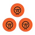 thumbnail image 1 of Warrior Street Hockey Balls - 3 Pack - Hard - Orange, 1 of 4