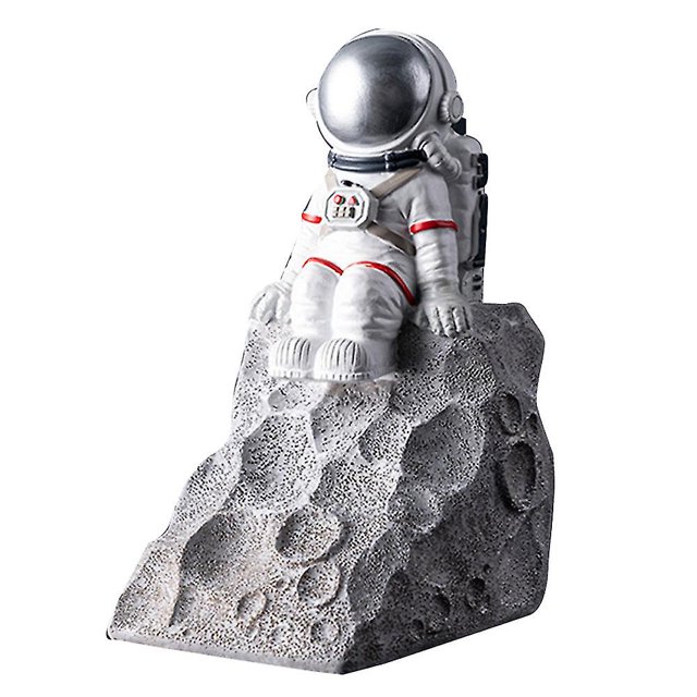 Sujetalibros De astronauta De resina creativa, organizador De libros De mesa, figuras De cosmonautas, sujetalibros De escritorio, oficina