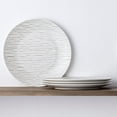 thumbnail image 2 of Noritake Green Hammock Set of 4 Coupe Stripe Dinner Plates, 2 of 7