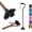 Bronze, variant on XX F1 Walking Stick, Walking Cane for Women & Men, Self Standing Walkers for Seniors with Wrist Strap, Lightweight & Sturdy Offset EVA Handle and Large Quad Base