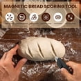 thumbnail image 2 of 2PCS Extractable Bread Lame Dough Scoring Tool, Magnetic Dough Cutter, Dough Scoring Bread Scoring Knifes, Sourdough Bread Baking Tools Supplies (10 Razor Blades), 2 of 7