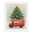 thumbnail image 5 of Paint by Numbers Kit for Adults, Vintage Holiday Bus Festive Tree Paint by Numbers, Easy Paint by Numbers Kit for Adults Beginner, DIY Adult Paint by Number Kits on Canvas, Home Decor, 5 of 7