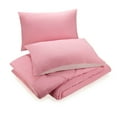 thumbnail image 4 of Urban Playground Kids and Teens Olivia Solid Pink 3-Piece Comforter Set, Full/Queen, 4 of 9
