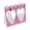 Pink heart, variant on 3Inches Mini Calendar Photo Album Standing Picture Album Clear Photo Card Holder With 20 Pocket Tabletop Display