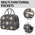 thumbnail image 6 of Reusable Starry Lnsulated Lunch Bag for Women & Men-Leakproof Water-Resistant Cooler Tote,Large Capacity(10.6x8.7x6.3in)for Work,Office,Travel,Picnic,Beach., 6 of 7
