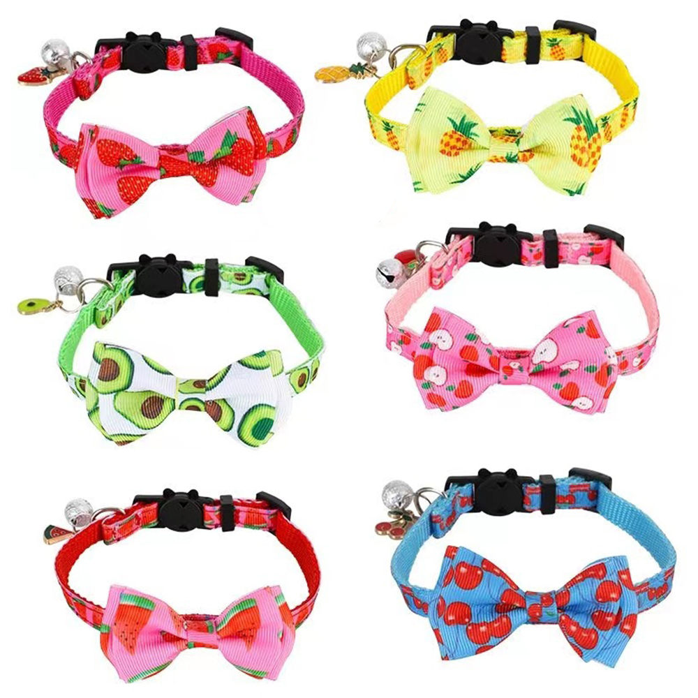 VATENIC 6 Pieces Dog Cat Collar Pet Puppy Kitten Adjustable Harness