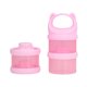 thumbnail image 4 of Contenedor de polvo de 3 capas, portátil, uso DIY, seguro, saludable, lavable, limpiable, práctico dispensador de aperitivos para bebé, 4 of 14