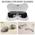 PU Leather Glasses Case Sunglasses Pouch Musical Instrument Eyeglass