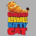 thumbnail image 2 of Boy's The Garfield Movie Gorgeous Loveable Kitty Cat  Graphic Tee Athletic Heather X Large, 2 of 5