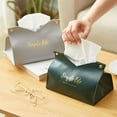 thumbnail image 6 of Comfortable Moisture-proof Letter Design Tissue Holder Storage Organizer Box for Living Room, 6 of 8