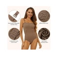 thumbnail image 4 of SAYFUT Tummy Control Bodysuit for Women Strapless Body Shaper Black Thong Bodysuit Tank Top, 4 of 6