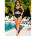 thumbnail image 4 of Top-kevin Womens Plus Size Bikini Set - Tummy Control, High Waisted 2 Piece Swimsuits Bathing Suits, 4 of 9
