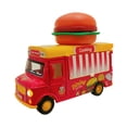 thumbnail image 4 of Coches de juguete fundidos a presión, Mini modelo de aleación, coche de juguete único con música y luces para fiesta, rellenos de calcetines, adornos Hamburguesa Hugo coche de aleación fundido a presión, 4 of 10