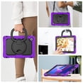 thumbnail image 6 of For Lenovo Tab TB-311XU/K10C TB-311FU Case 10.1 inch, 360 Rotating Shockproof Cover with Stand, Handle, Shoulder Strap, Purple, 6 of 7