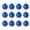 Blue, variant on Roiihwy Green 12pcs 3cm Christmas Balls Electroplating Hanging Decorations Set for Tree Holiday