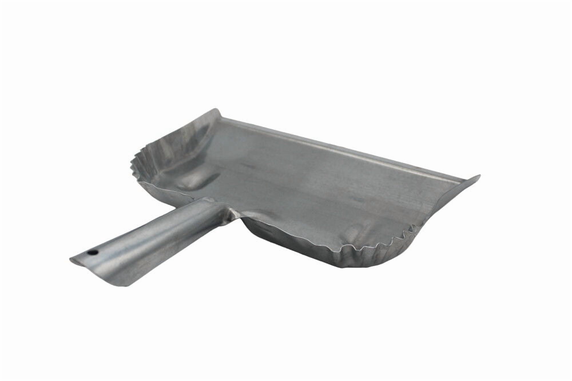 (2 pack) Fulton Heavy Duty Galvanized Steel Dustpan - Silver