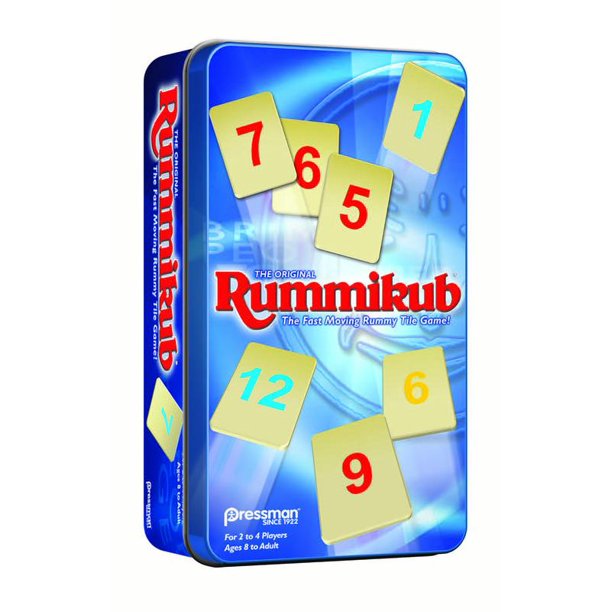 Pressman Rummikub in Tin Exciting Strategy Game In A Convenient