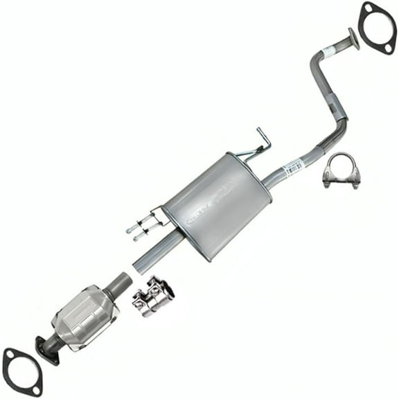 Northeastern Exhaust Stainless Steel Catalytic & Muffler Assembly Fits 2014–2019 Kia Soul 1.6L Hatchback – Direct Fit EPA-Approved