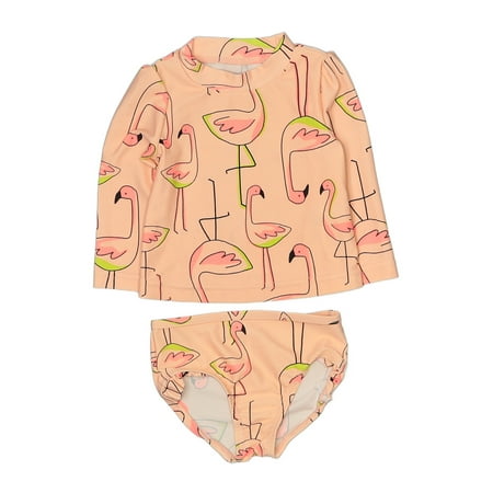 

Pre-Owned Carter s Girl s Size 6 Mo Two Piece Swimsuit