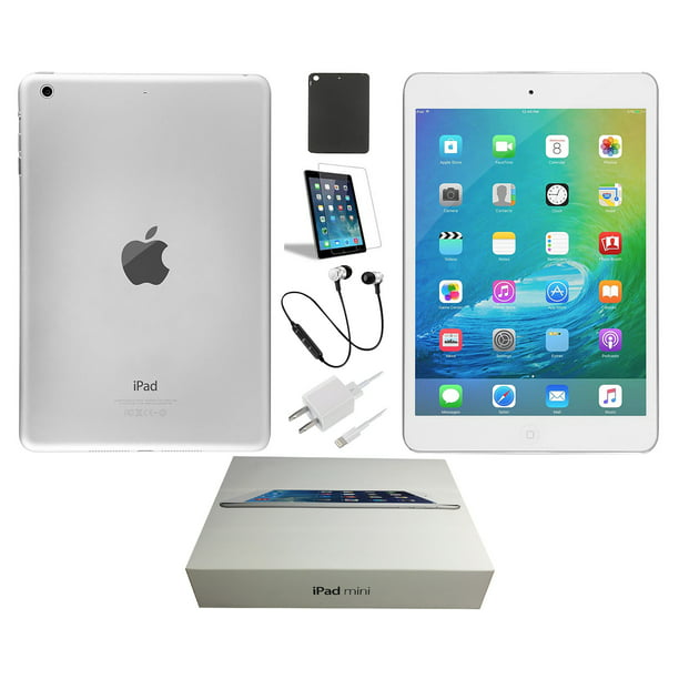 Apple 7.9-inch Retina iPad Mini 2 Wi-Fi Only, 16GB, 1 Year Warranty, Comes  in Original Box and Bundle: Case, Tempered Glass, Bluetooth Headset, Rapid  