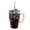 Black, variant on Huayishang Water Bottle Glass High Value Beverage Cup Coffee Cup Double Drinking Straw Cup Portable Office Gift Cup, Kitchen Essentials Clearance Sale