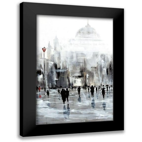 Kadmiri, Aziz 11x14 Black Modern Framed Museum Art Print Titled - Grand Ville II