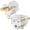 White & Gold, variant on Maximm 2 Prong to 3 Prong Adapter, 2 Pack Turn Any 2 Prong Outlet into A 3 Prong Outlet with Outlet Adapter Converter, Color, ETL Listed