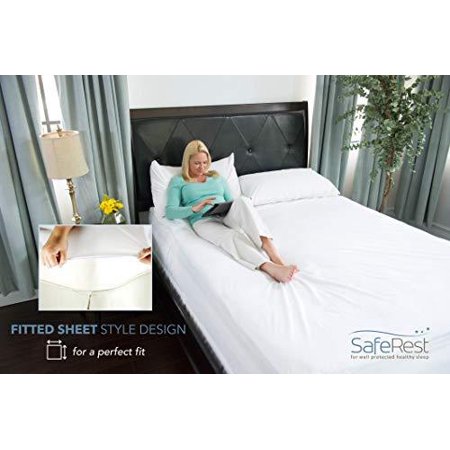 Saferest Twin Extra Long Xl Premium Hypoallergenic Waterproof Mattress Protector Vinyl Free Walmart Canada