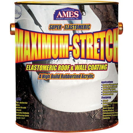 Ames Maximum Stretch Rubber and Acrylic Roof Coating 1 gallon