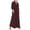 Red, variant on Conairie Flowy Dress for Women Solid Color V Neck Loose Casual Long Sleeve Swing Dress Lightweight Vocation Boho formal Dresses Red A