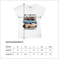 thumbnail image 7 of Shelby Cars Sketch Women's V-Neck T-shirt Mustang Racing American Muscle Car GT500 Cobra Performance Powered by Ford Tee, 7 of 7