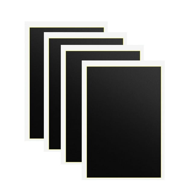 4 piezas de grabado de hojas de Color, hoja de grabado, logotipos, grabador de patrones, artesanías duraderas, materiales en , papel de marcado