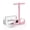 pink, variant on Pedal Resistance Band with Handle,6-Tubes Elastic Pull Rope Fitness Foot Pedal Resistance Bands for Women Bestie Yoga Pilates Exercise Legs Calves Waist Arms Abdomen