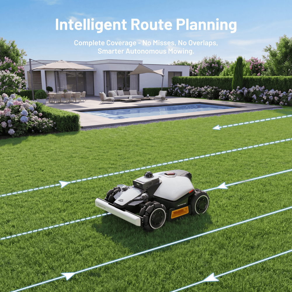 Mammotion LUBA mini 2 AWD 1500H Robot Lawn Mower, 0.37Acres,360° LiDAR+Dual-Cam AI Vision, 80% Slopes,2.2-4.0 in Cutting Height