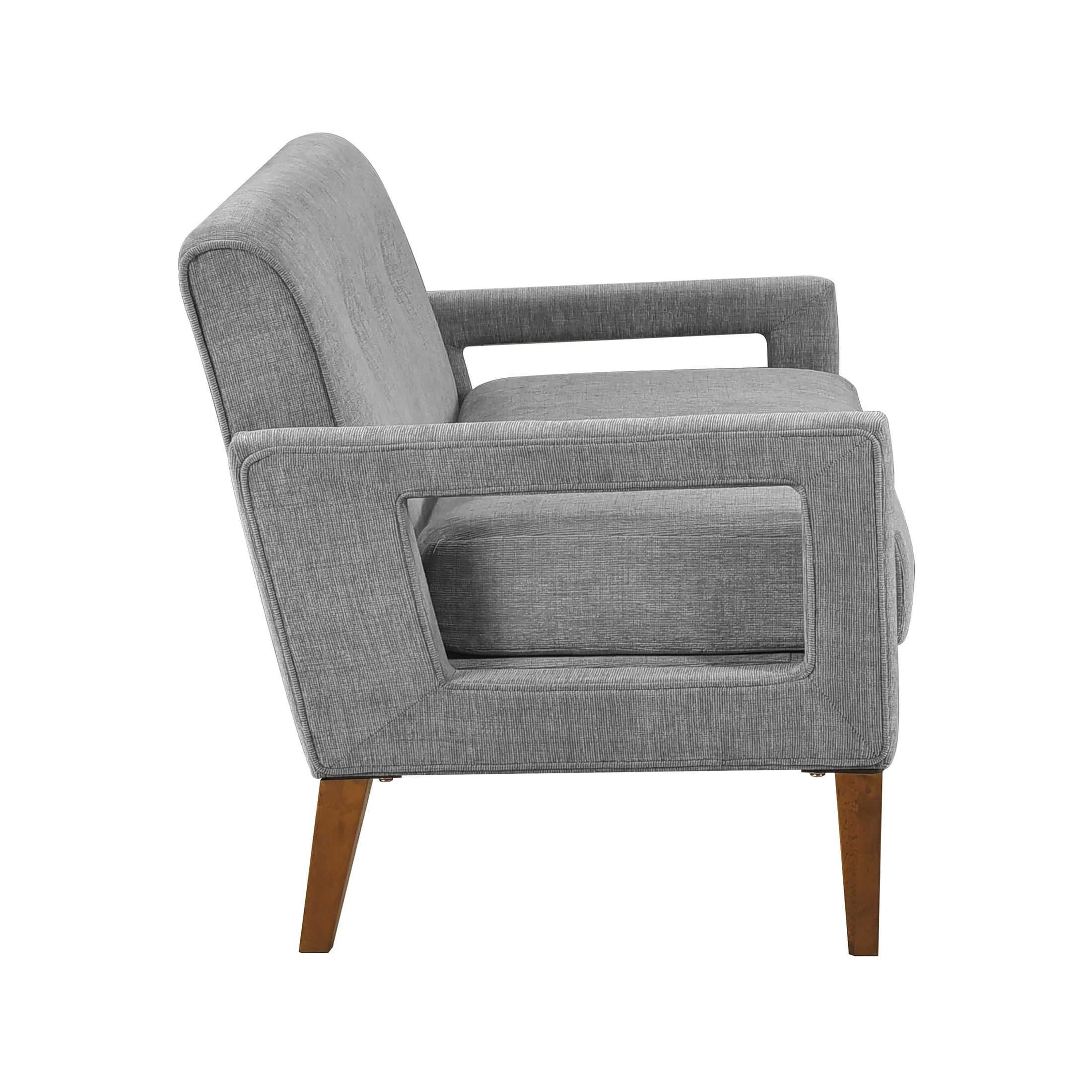 OakvillePark Vanton Chenille Loveseat, Gray