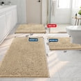 thumbnail image 2 of Alfombra de baño Smiry Luxury Chenille 120 x 60 cm, color beige, 2 of 9