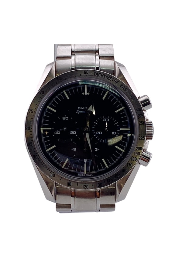 Pre-Owned OMEGA 3594.5 Broad Arrow 3-Hand Speedmaster Watch Silver