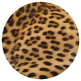 thumbnail image 3 of Leopard Print Pattern Round Small Area Rug, Print Non Slip Washable Floor Mat, Soft Throw Rug for Living Room, Powder Room Entryway, Bathroom, Bedside, 3 of 6
